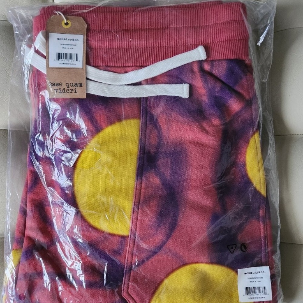 Pink and Yellow Sweatpants